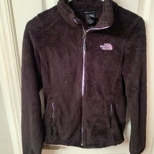 North face fuzzy jacket